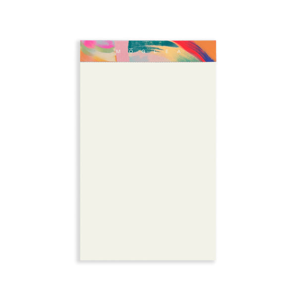 Moglea Palmita Blank Mini Legal Pad notepad with blank pages, compact size, perfect for note-taking and sketches.