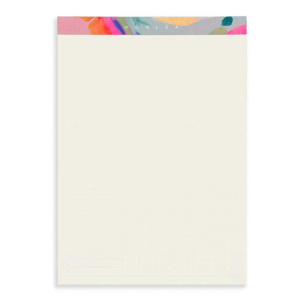 Moglea Palmita Blank Legal Pad notepad with unlined white pages for writing or sketching.