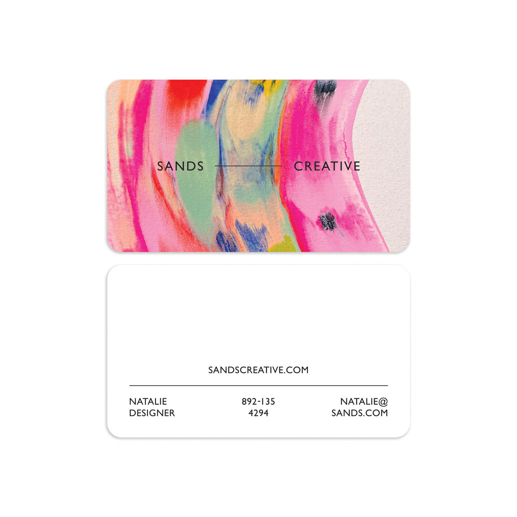 Hand-Painted Business Cards Moglea