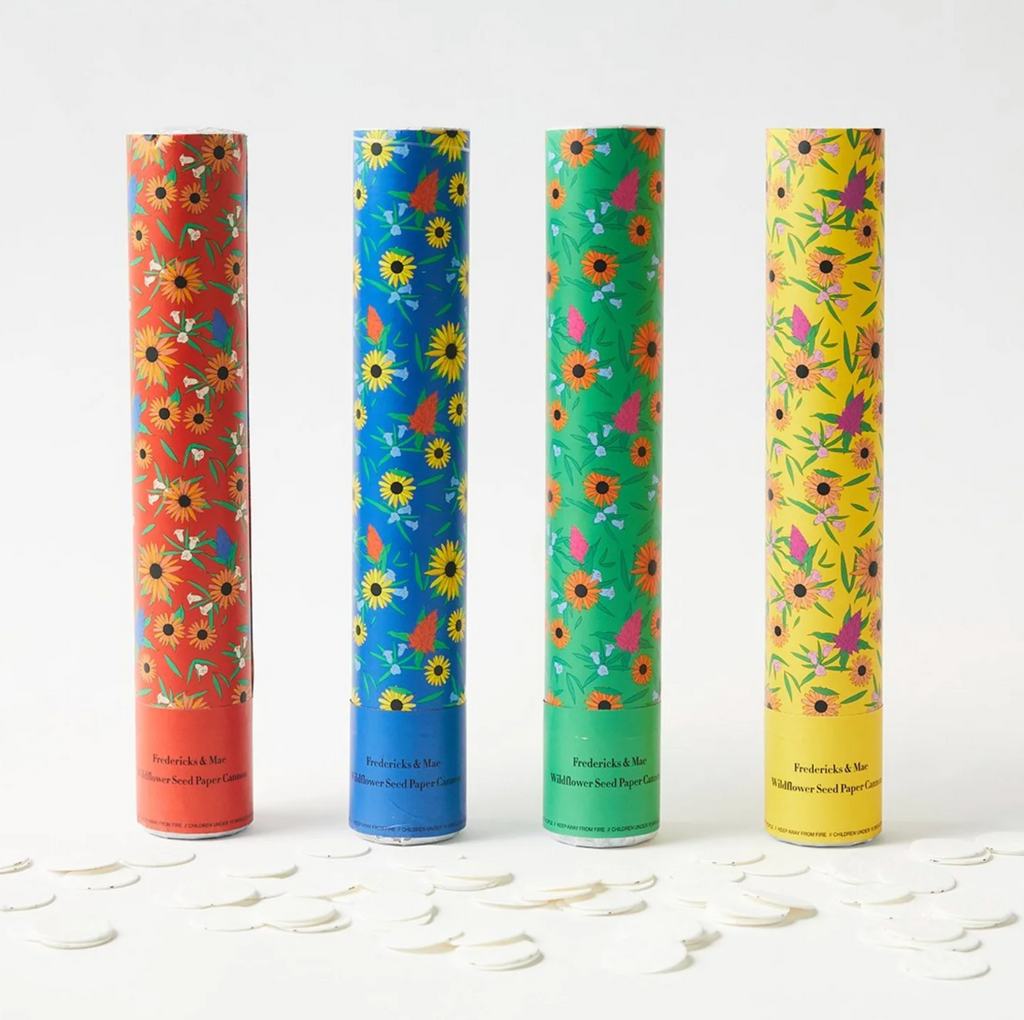 Fredricks and Mae - Wildflower Seed Paper Cannons.