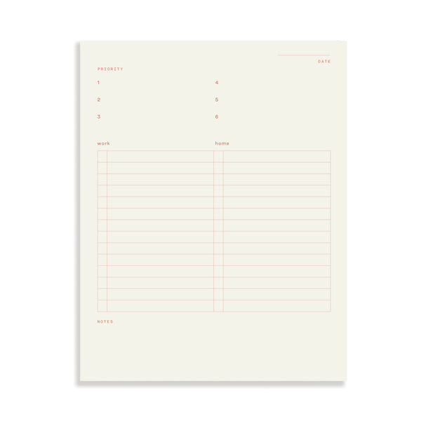 Work/Home Refill Pad - Second